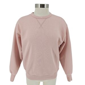 Levis Sweatshirt Blush Pink Long Sleeve Crew Neck Oversized Pullover Shirt Small